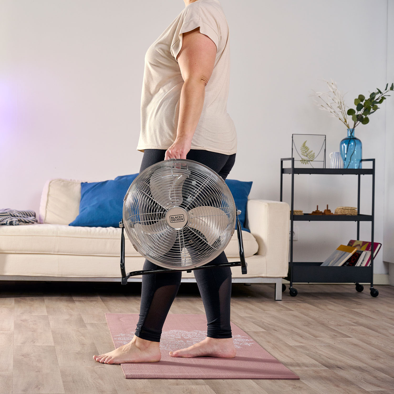 BLACK+DECKER Floor Fan 60W Black