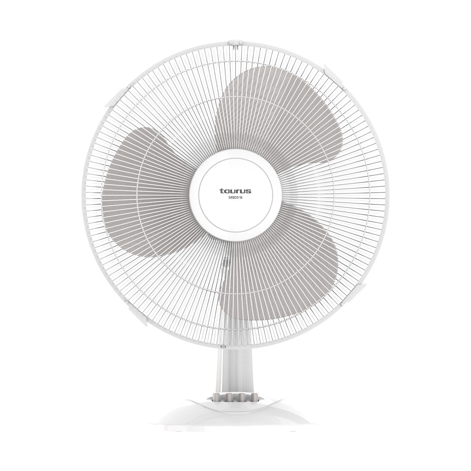 TAURUS Desk Fan 40cm Greco 16 White