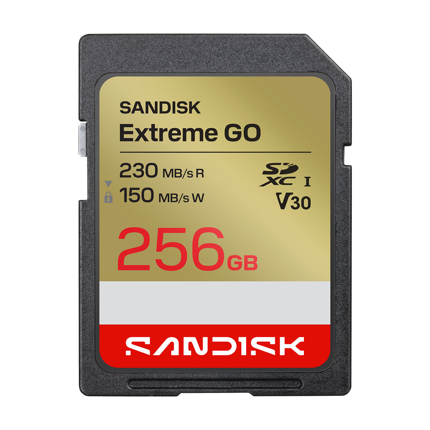 BildeSANDISK SD Extreme GO 256GB 230/150MB/s C10 UHS-I U3 V30