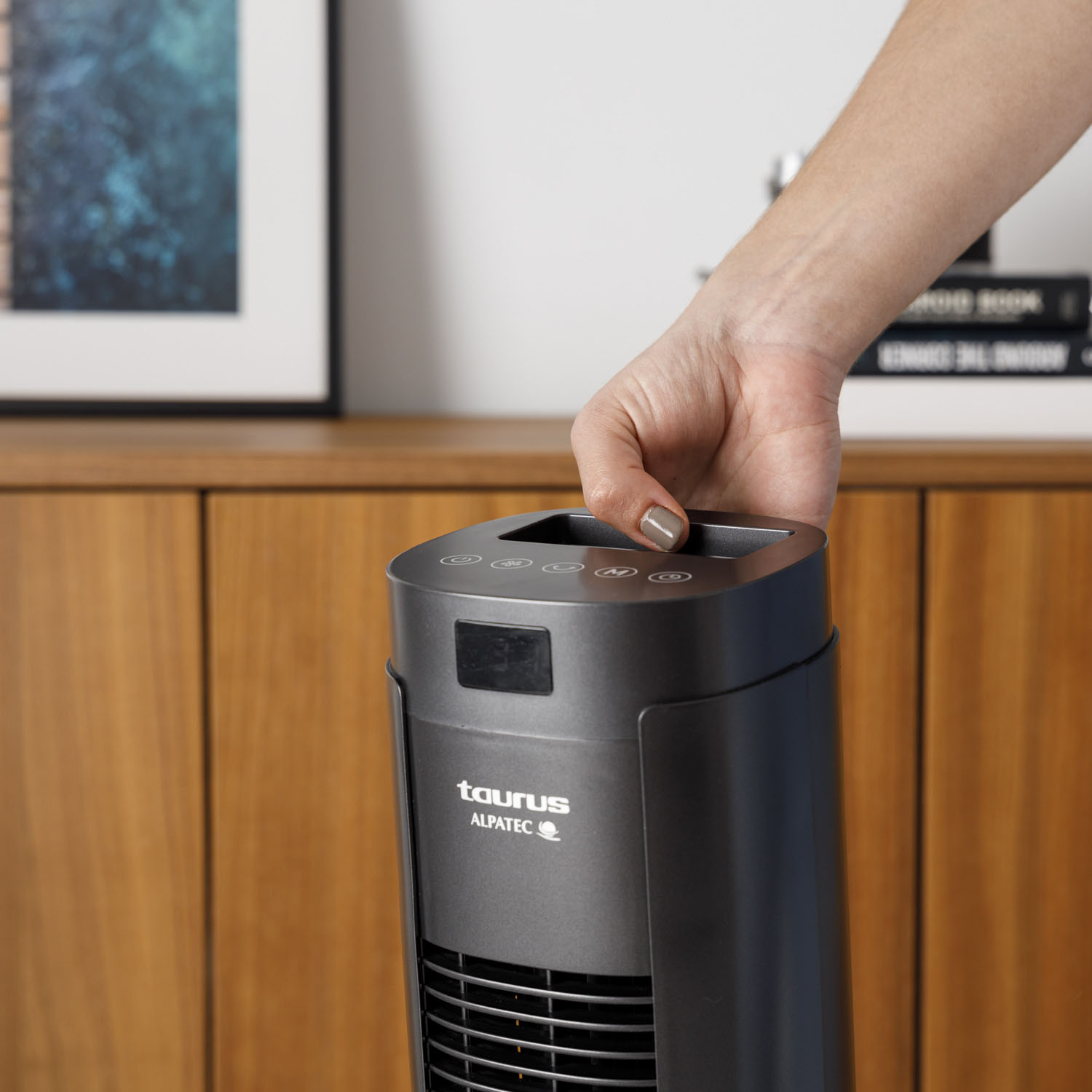 TAURUS Tower Fan 76 CM New Babel Digital Black