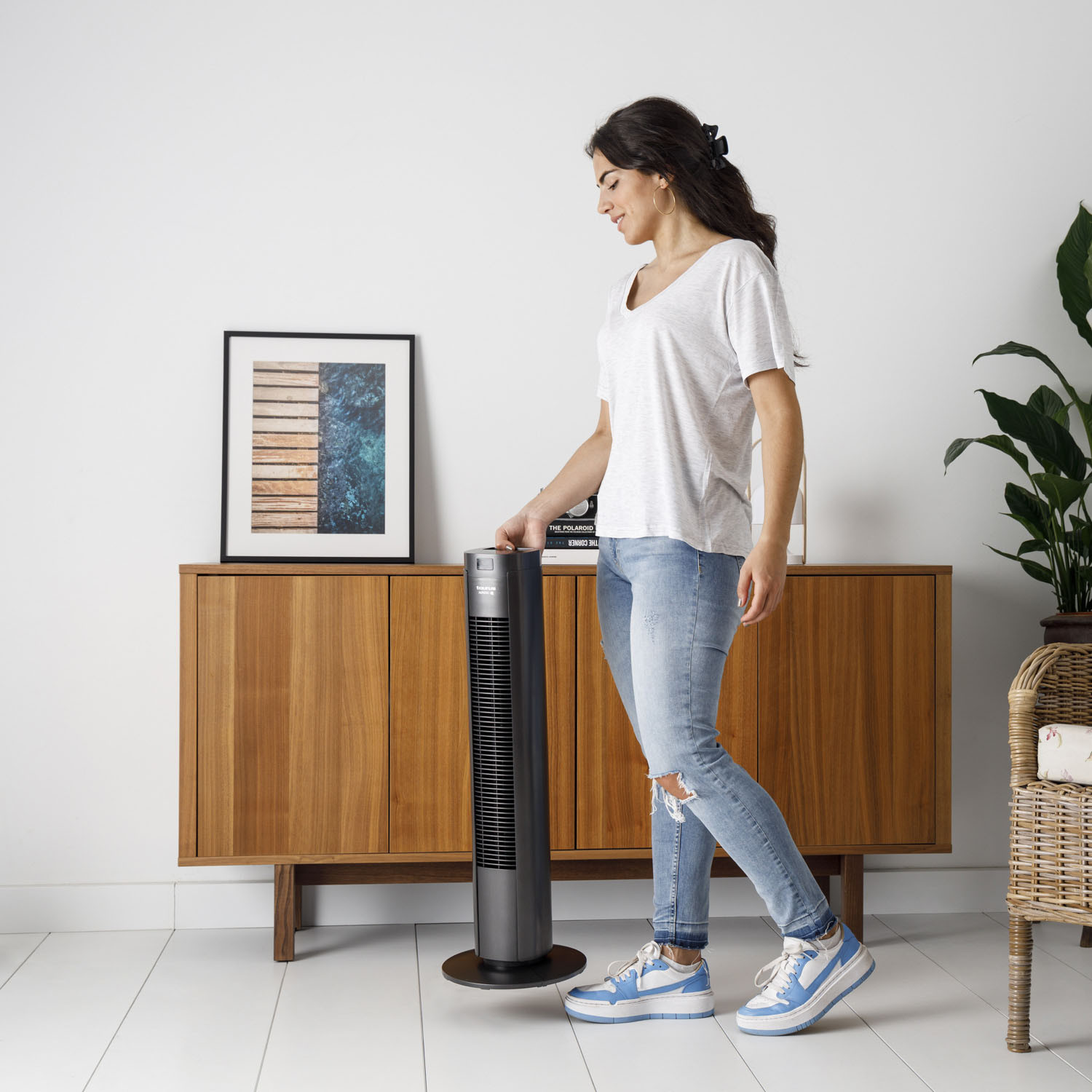 TAURUS Tower Fan 76 CM New Babel Digital Black