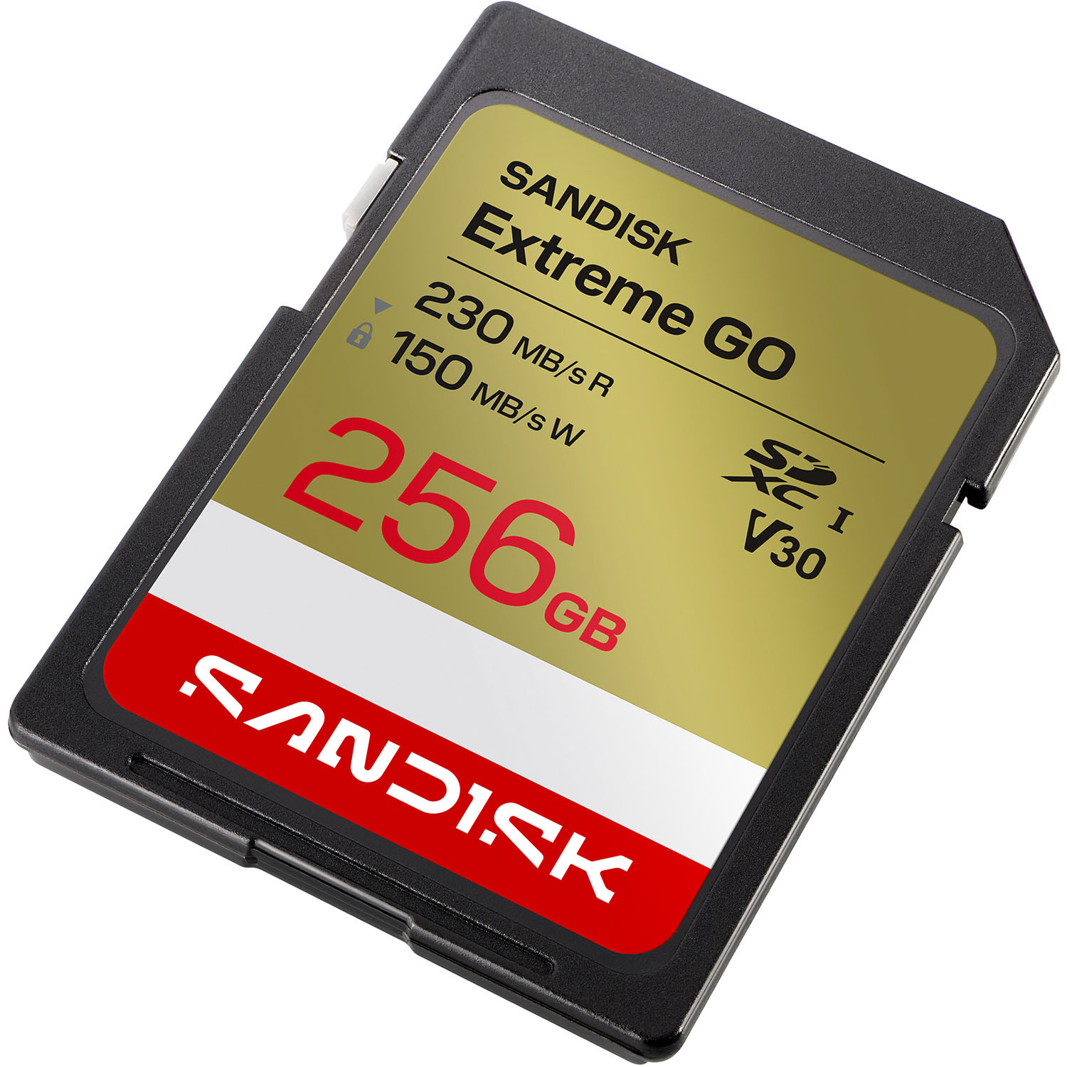 SANDISK SD Extreme GO 256GB 230/150MB/s C10 UHS-I U3 V30