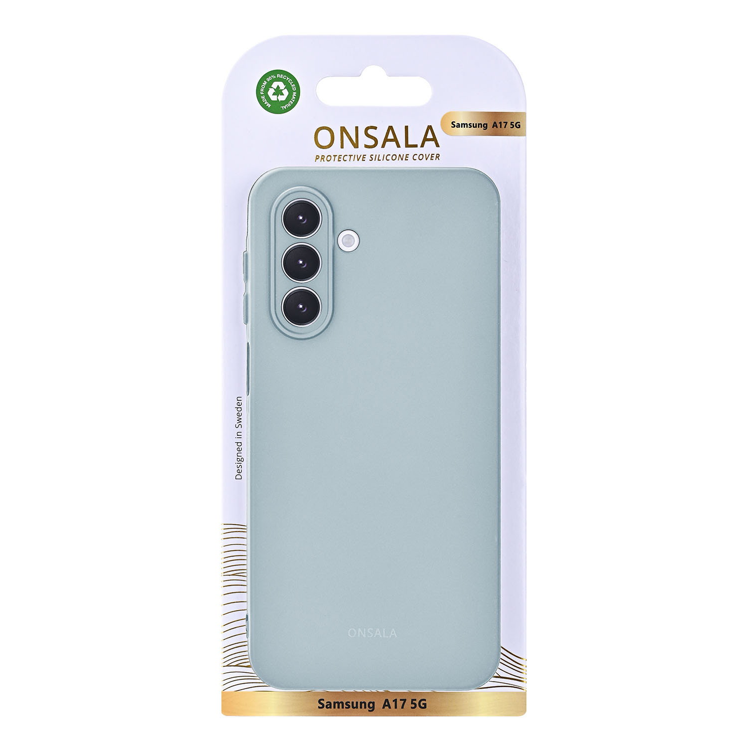 ONSALA Back Silicone Touch Recycled Samsung Galaxy A17 5G Concrete