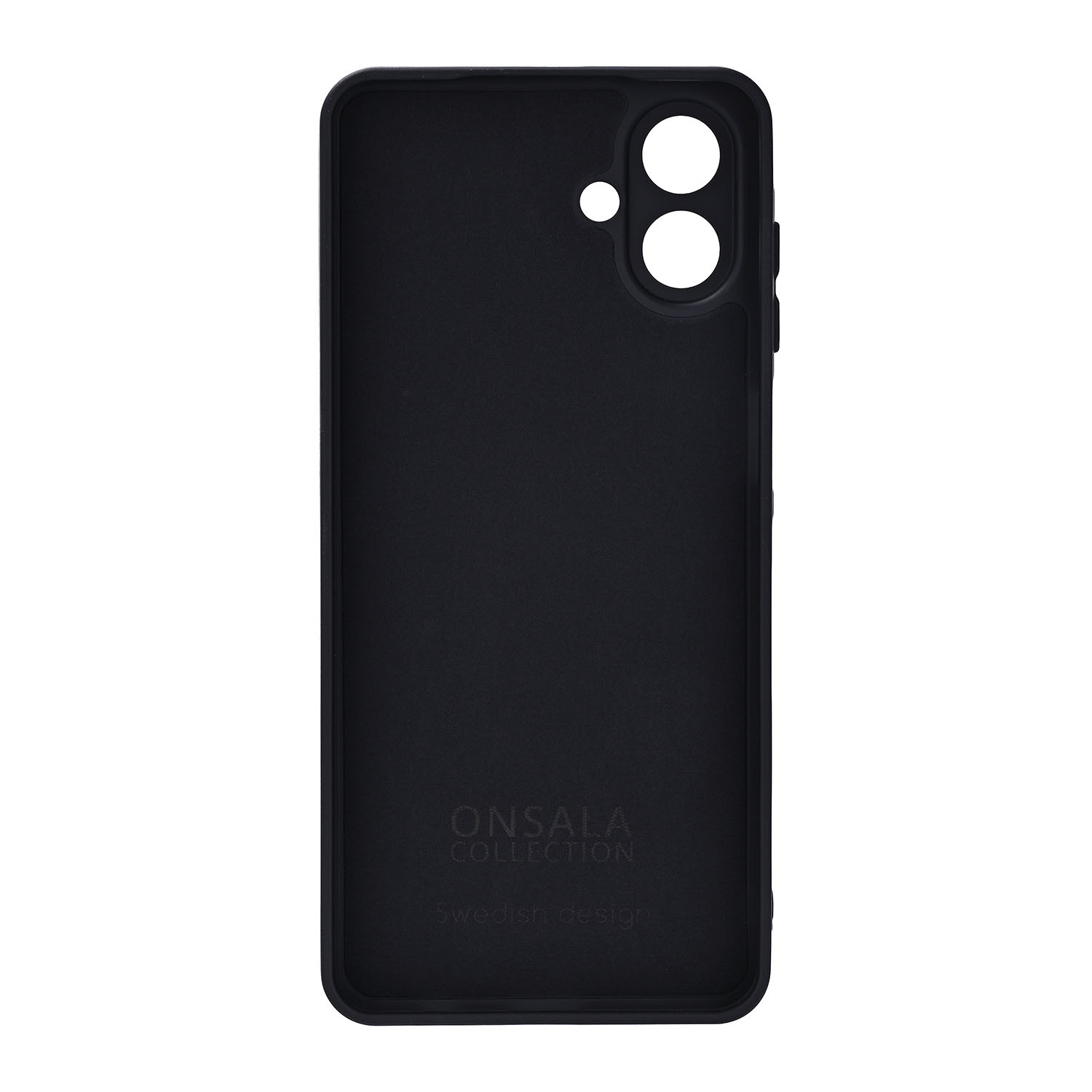 ONSALA Back Silicone Touch Recycled Samsung Galaxy A07 4G Black
