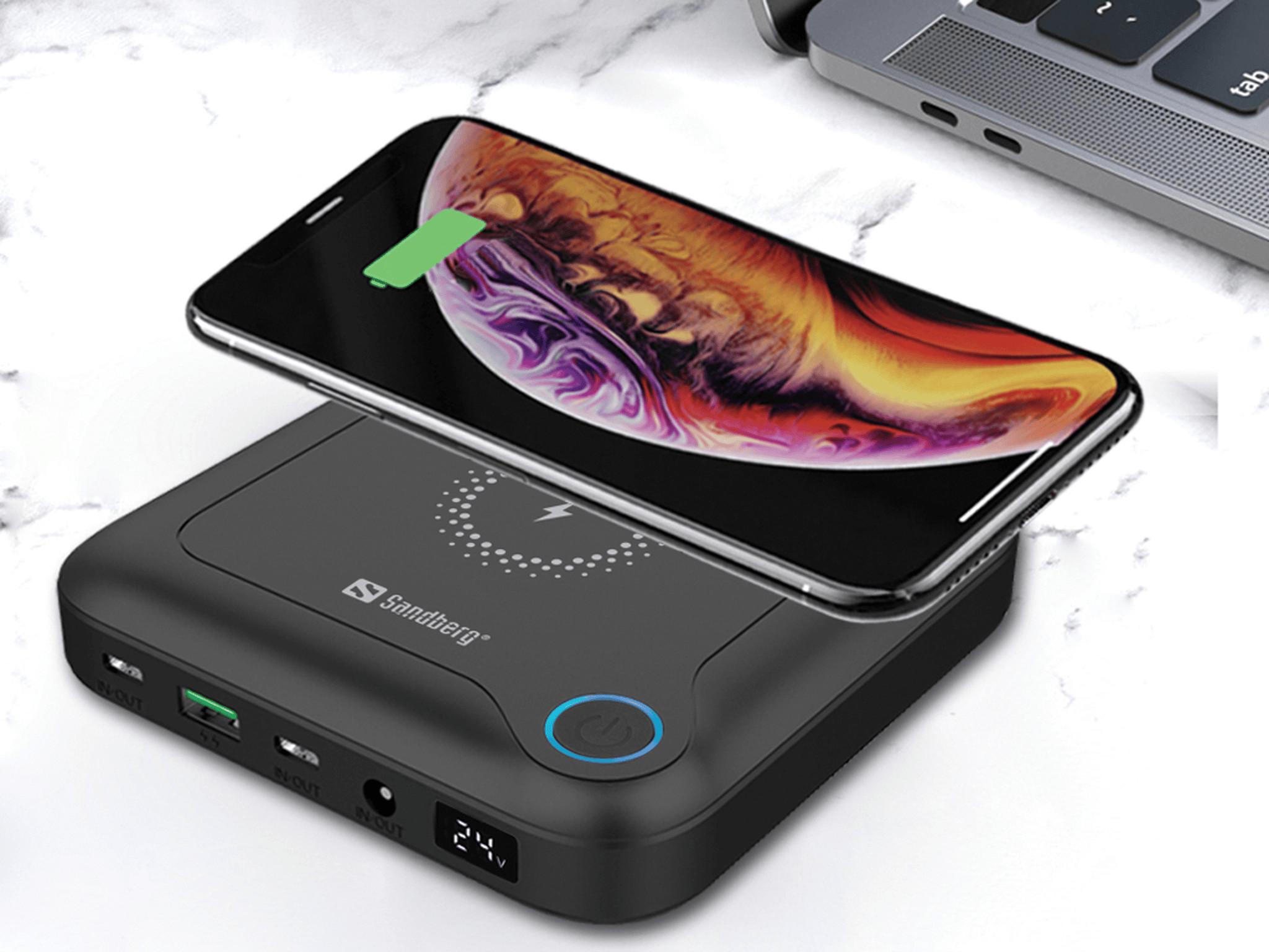 Sandberg All-in1 Laptop Powerbank 25000