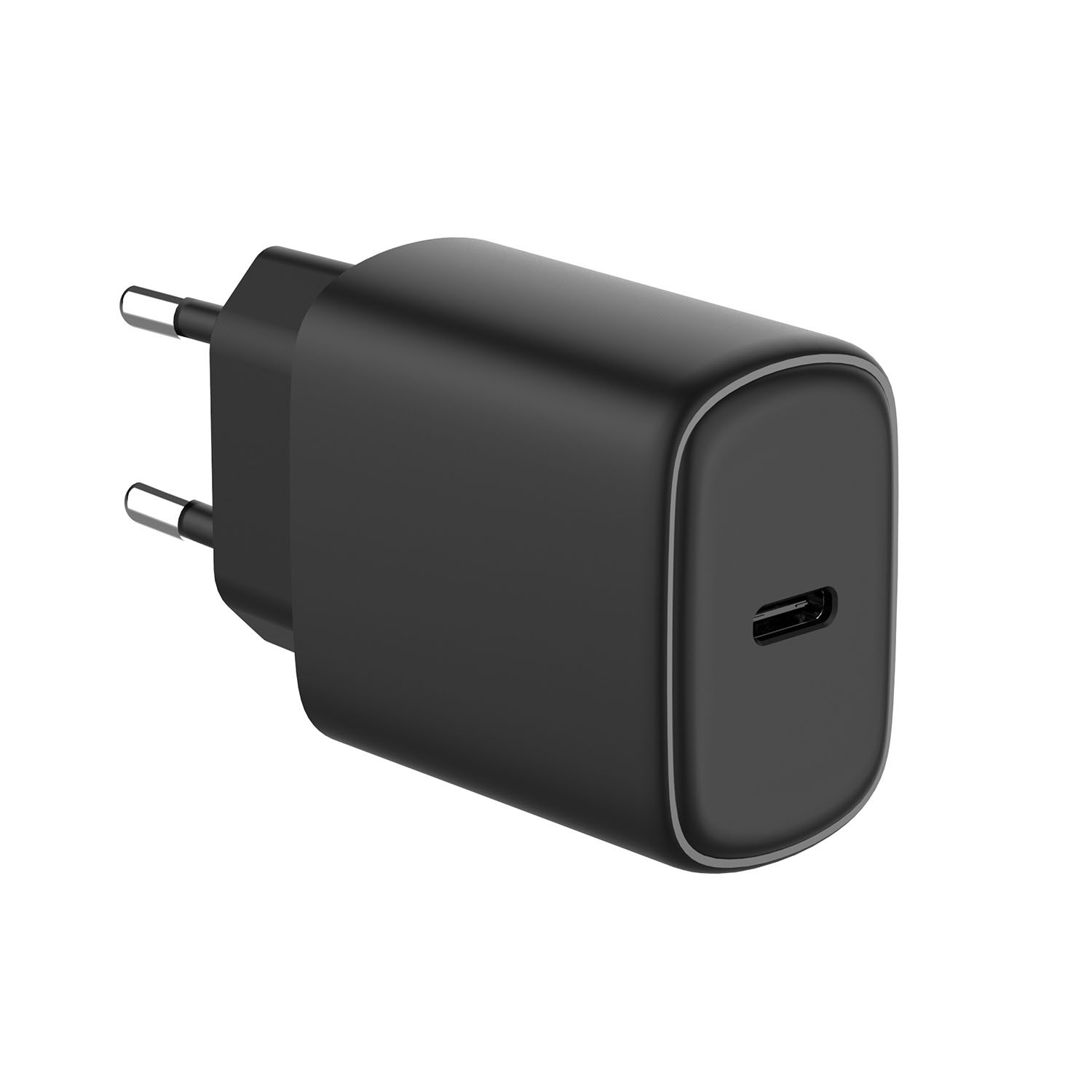 GEAR Charger 220V 1xUSB-C PD 20W Black