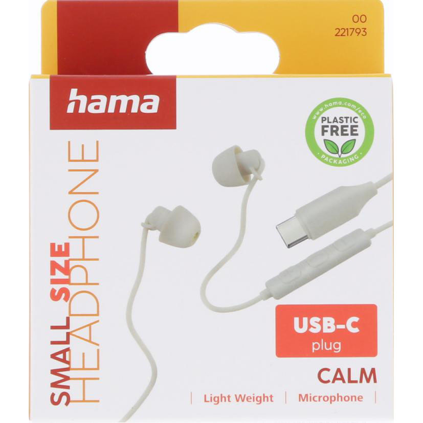HAMA Headphone Calm Wired Sleeping In-Ear