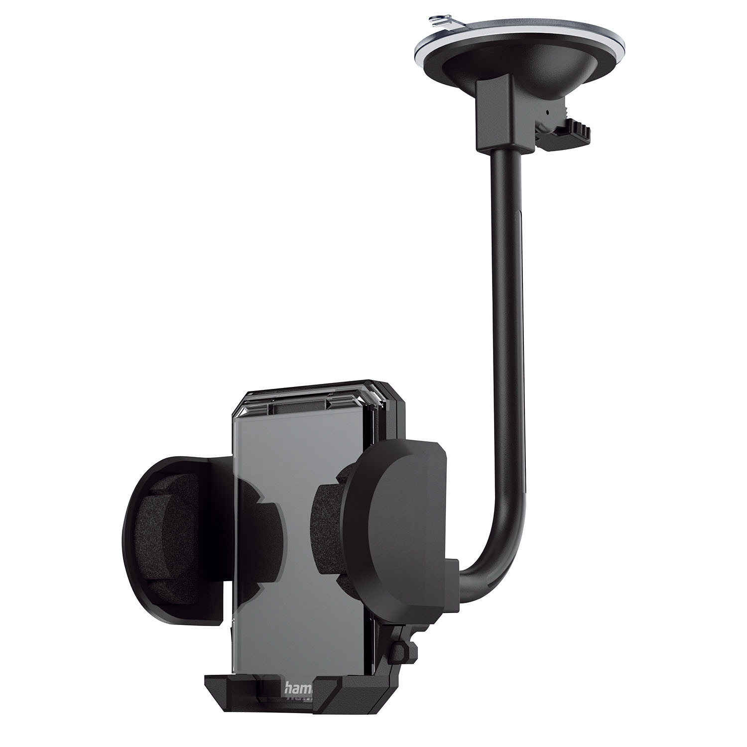 HAMA 2in1 Mobile Phone Holder Kit for Airwent/Windscreen, 360-degr