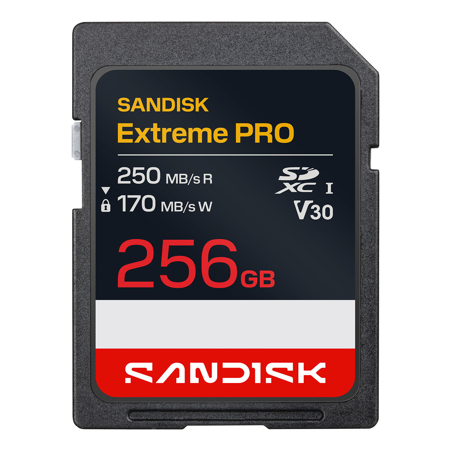 BildeSANDISK SD Extreme Pro 256GB 250/170MB/s C10 UHS U3 V30 RPD2