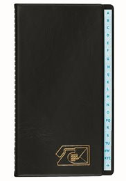 Telefonregister medium svart