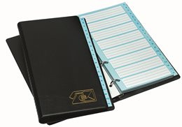 Telefonregister medium svart