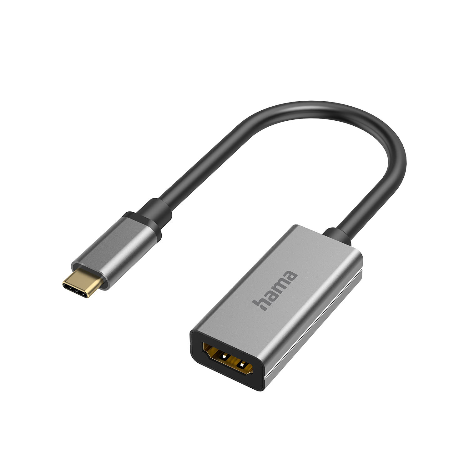 HAMA Adapter Audio USB-C to HDMI Ultra-HD 8K@60Hz Alu