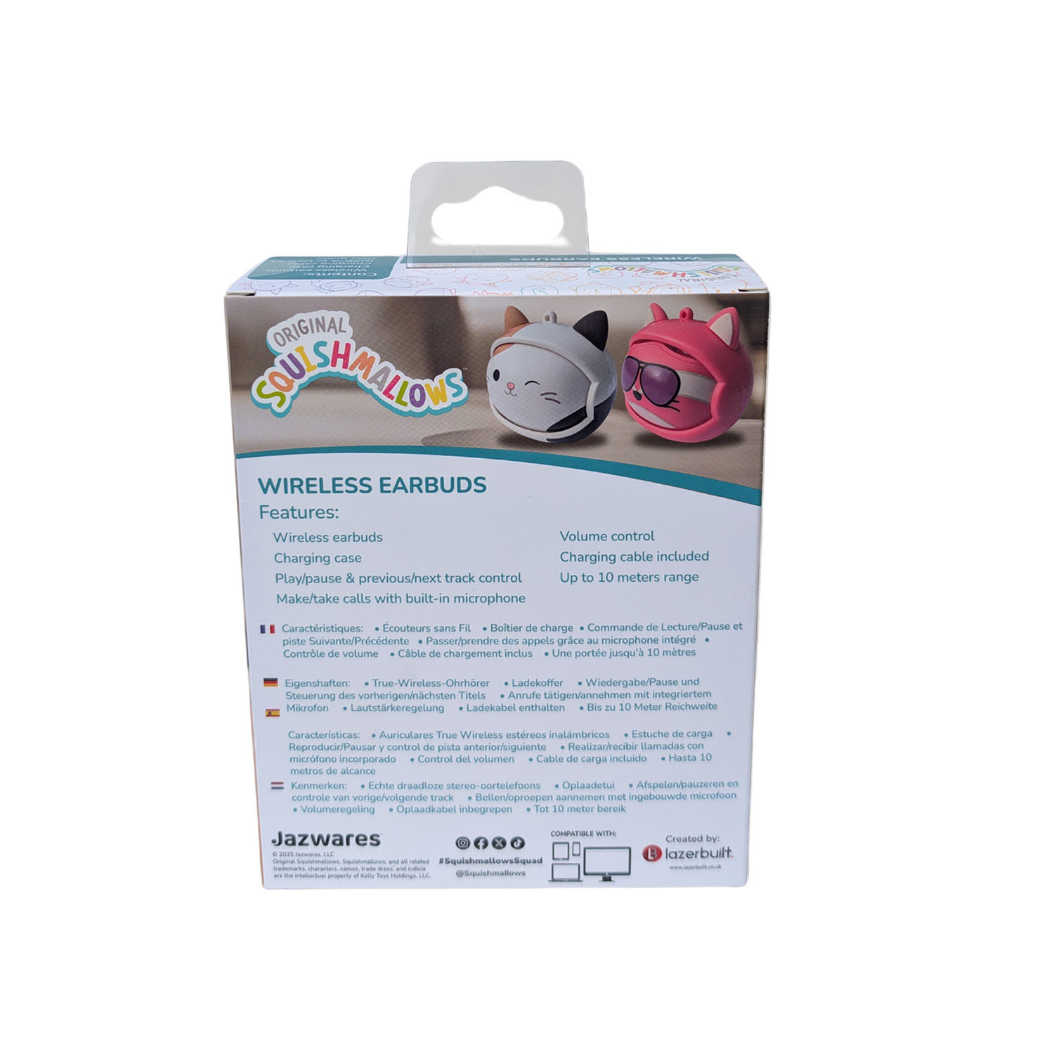 SQUISHMALLOWS Headphone In-Ear True Wireless Spin Cam