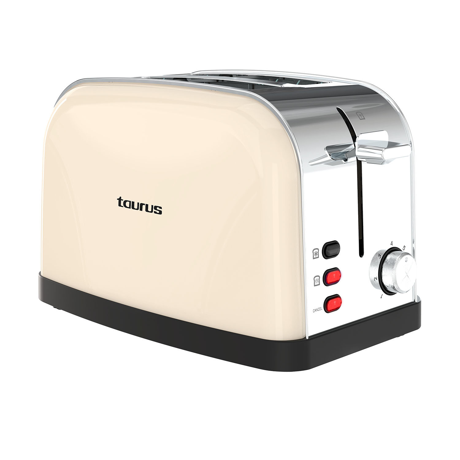 TAURUS Toaster Two Slot Vintage 2 Cream