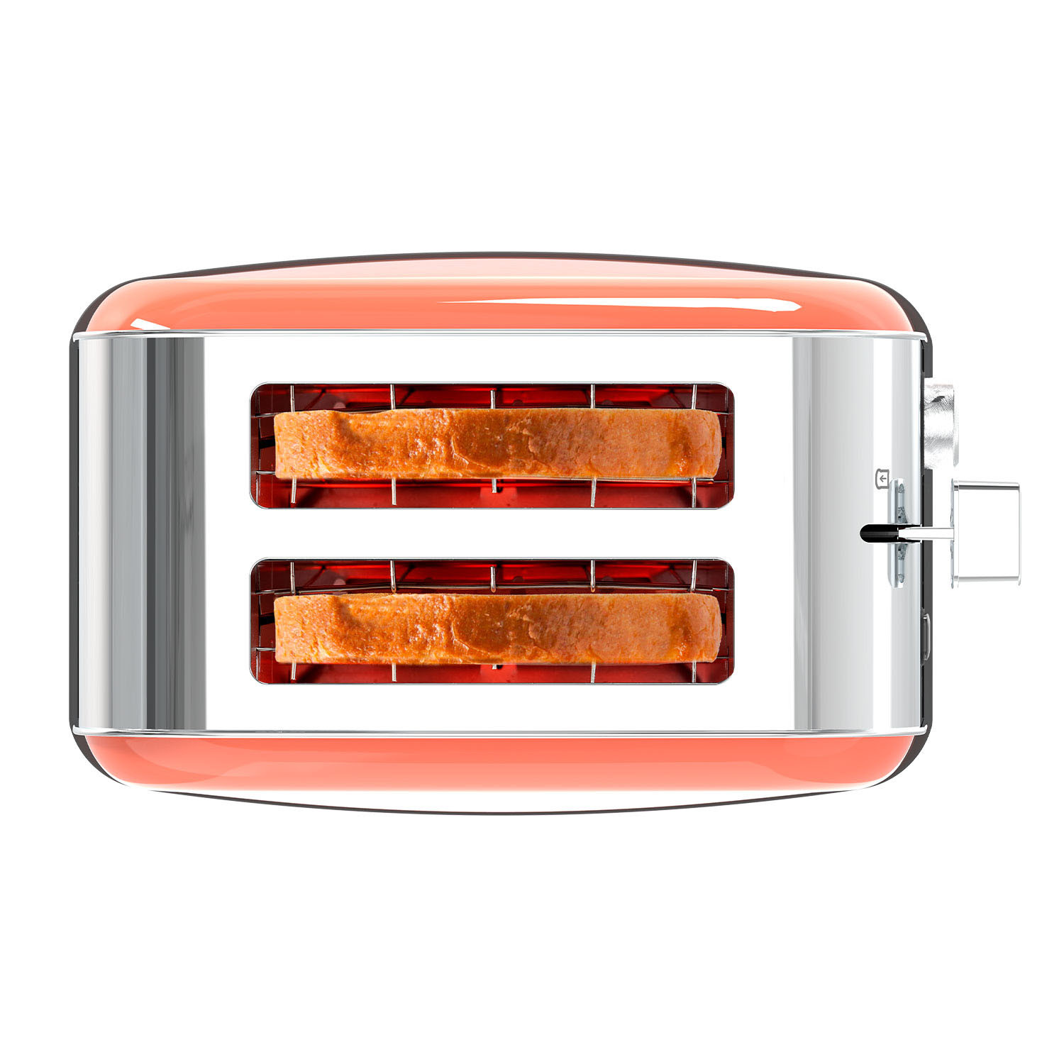 TAURUS Toaster Two Slot Vintage 2 Coral