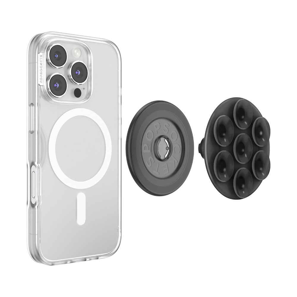 POPSOCKETS MagSafe Suck-Up Grip Translucent Black