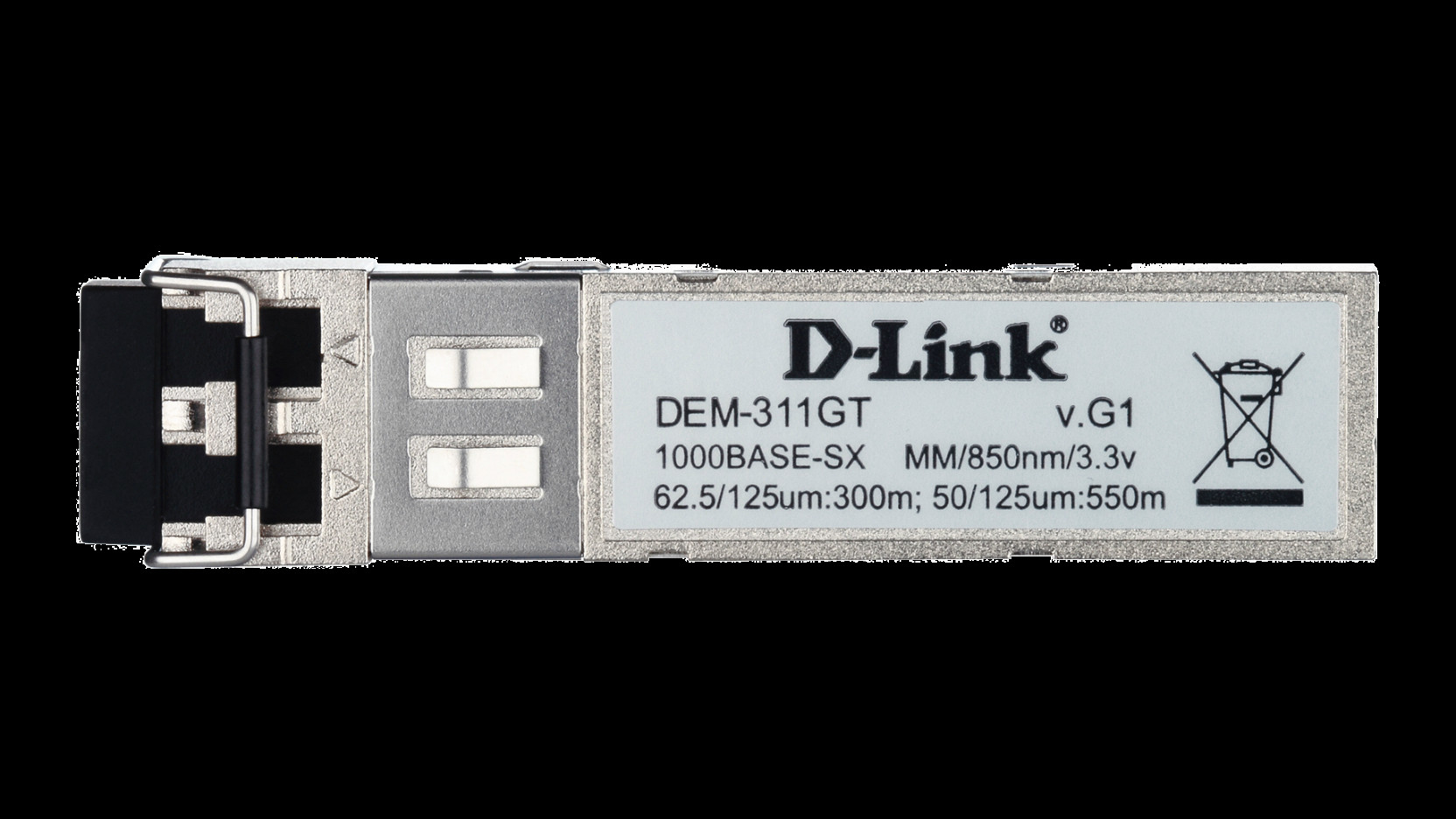 D-LINK 1-port Mini-GBIC SFP to 1000BaseSX, 550m for all