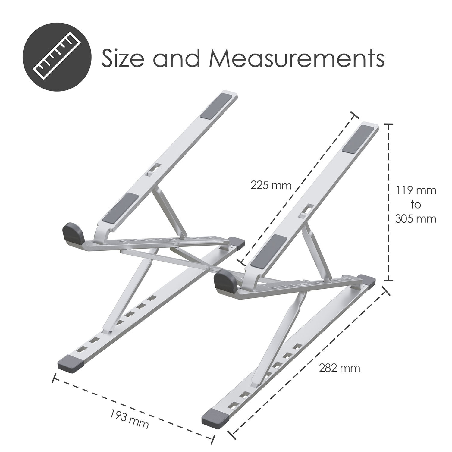 DESIRE2 Portable Laptop Stand Dual