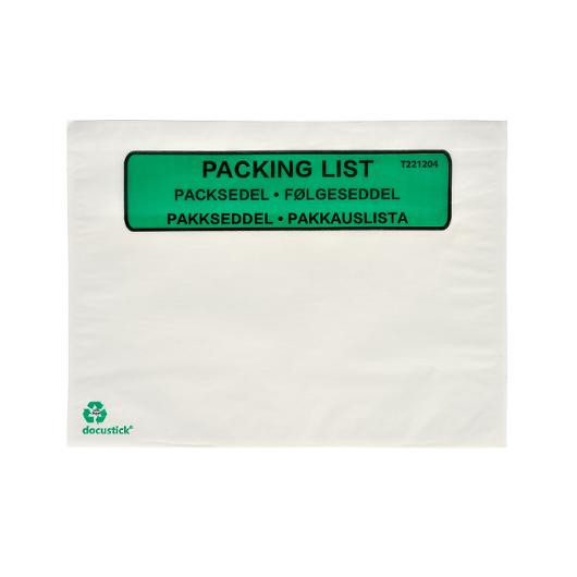 BildePakkseddelpose Papir C5 Trykk (1000 stk)