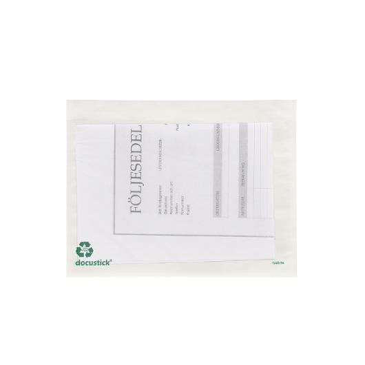 Pakkseddelpose Papir 165X125Mm C6 (1000 stk)