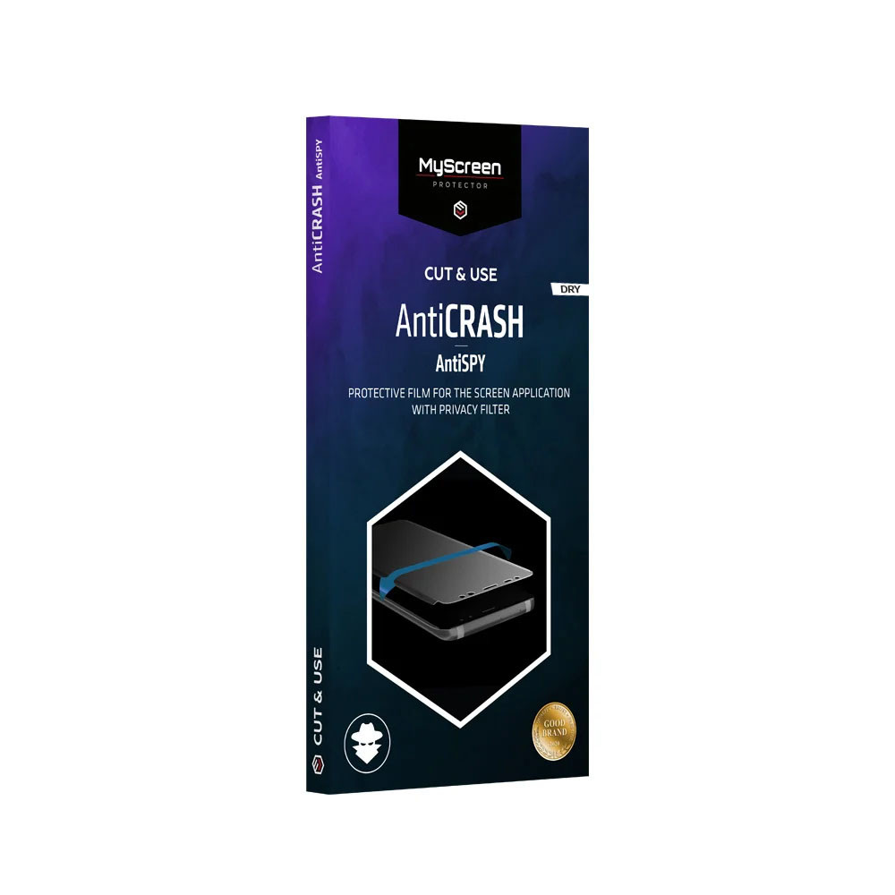 MYSCREEN antiCRASCH Privacy Protective Film 6,5" Dry inst