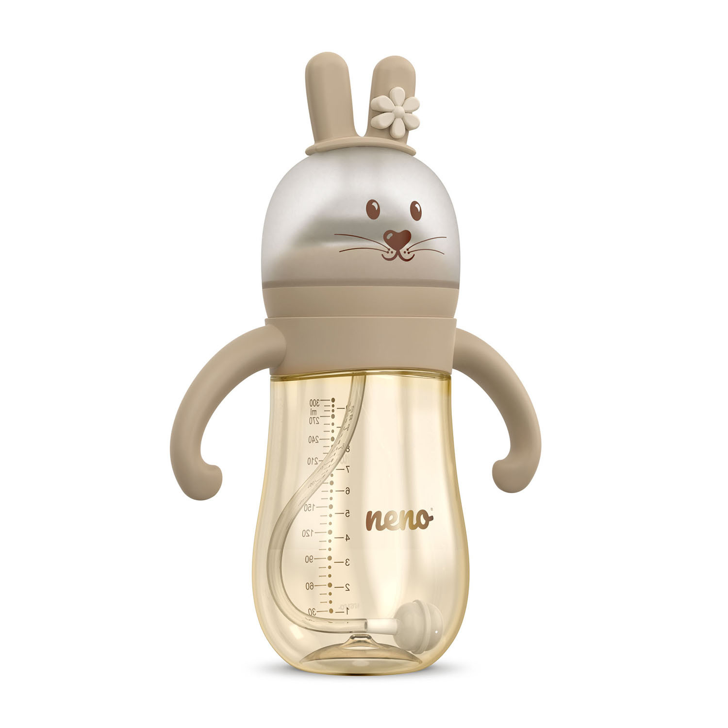 NENO Feeding Bottle MIO 3-In-1 Brown 300ml