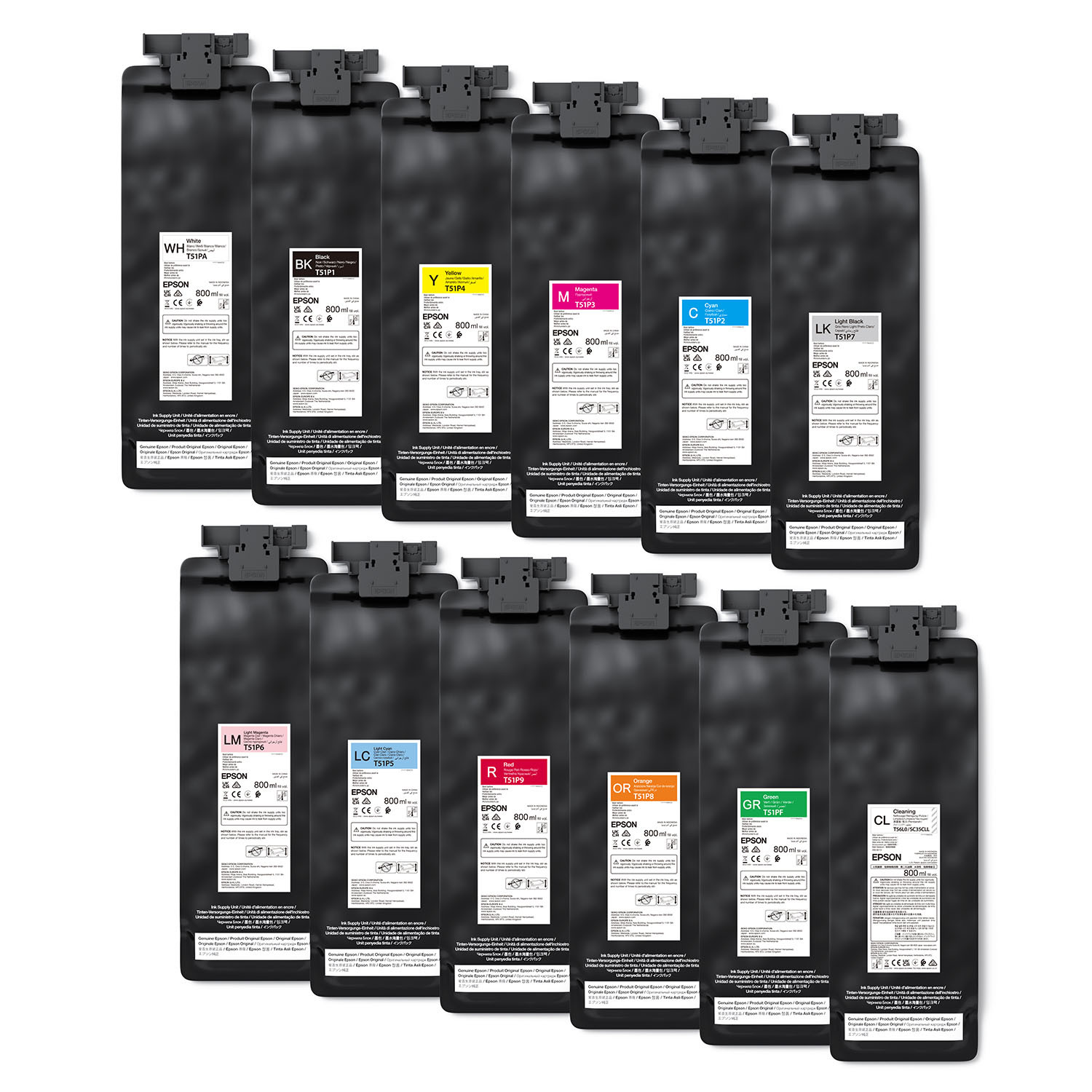 EPSON UltraChrome GS3 T51PA00 White 800ml