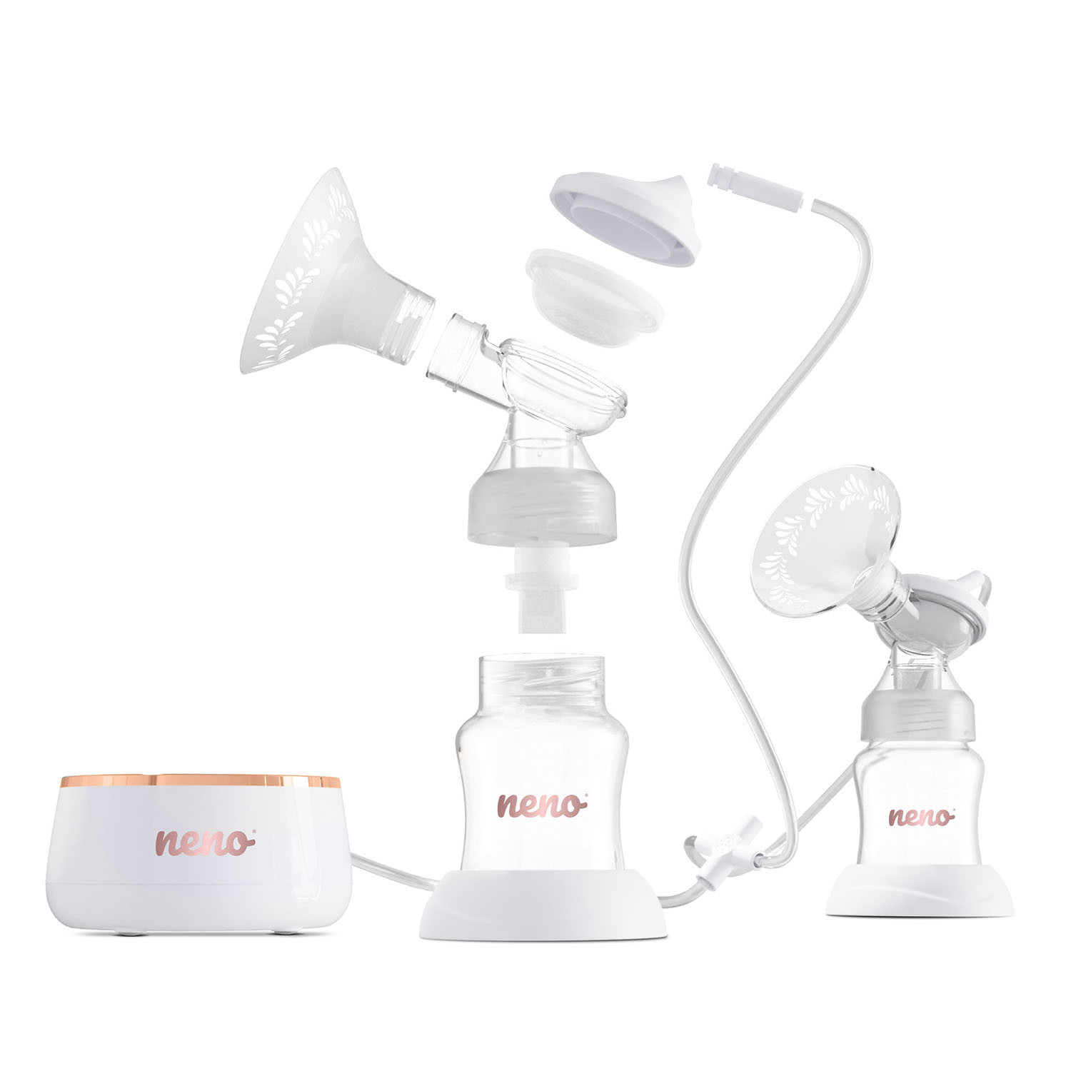 NENO Breast Pump Electric Bella Twin Moon White