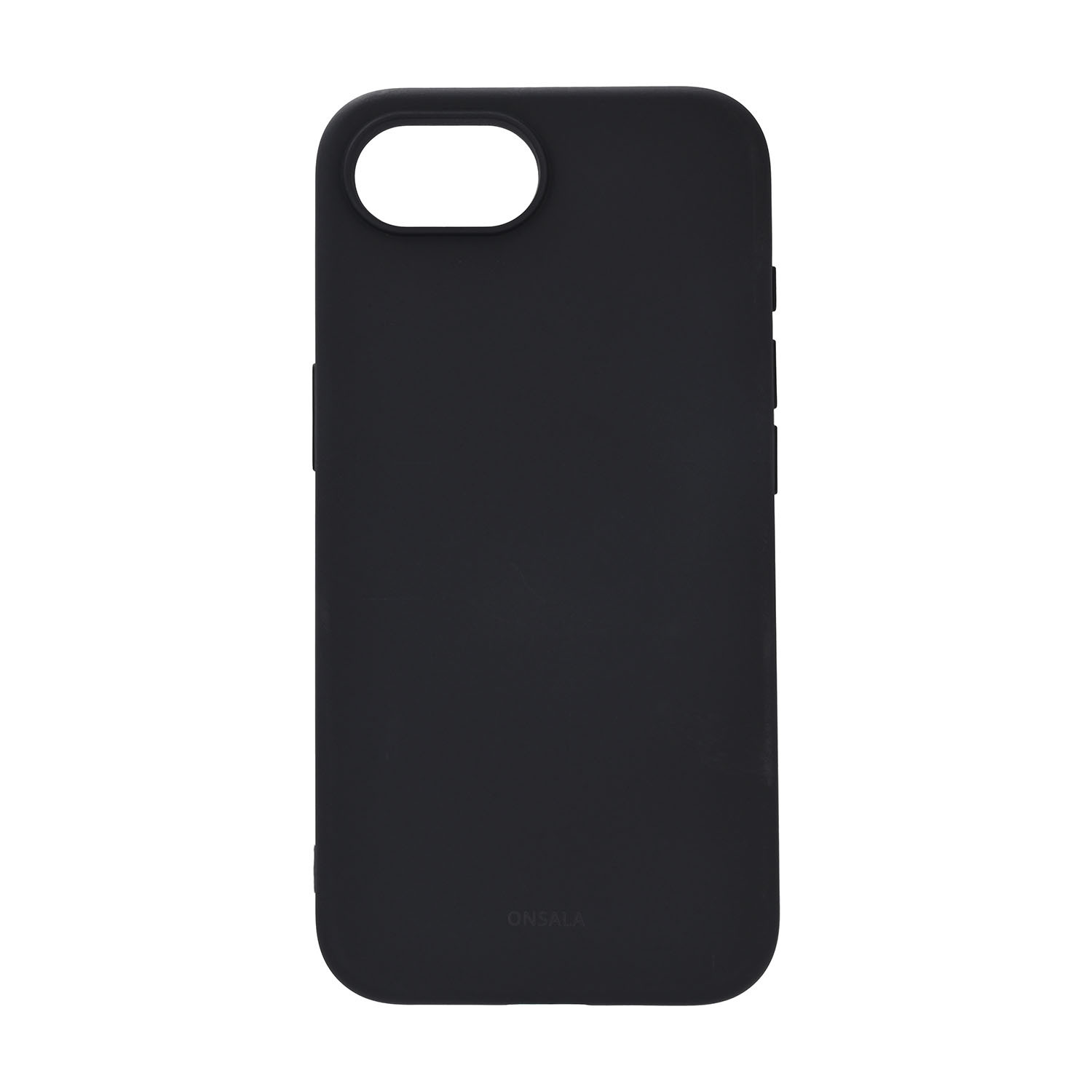 ONSALA Back Silicone Touch Recycled iPhone 16e/17e Black