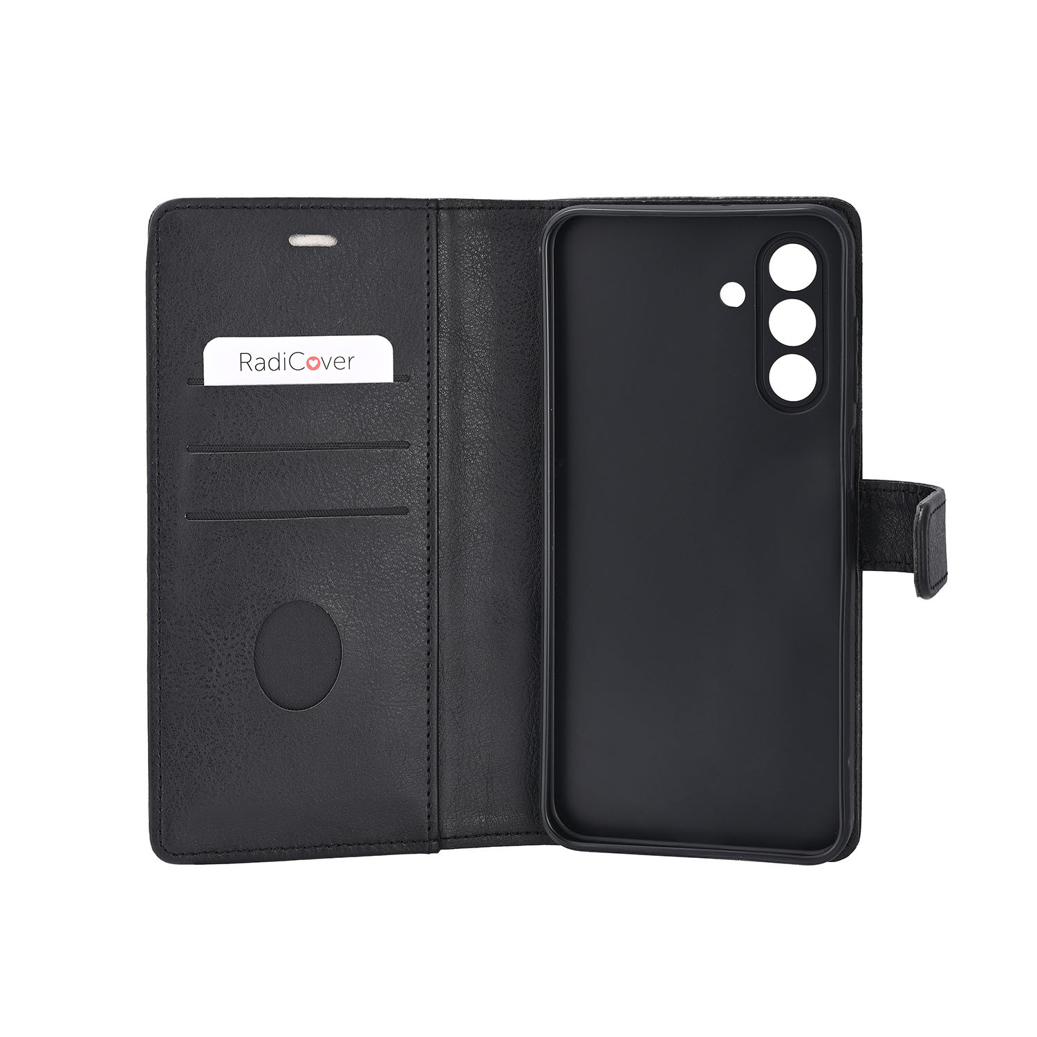 RADICOVER Flipcov Anti Radiation RFID 3 card Samsung Galaxy A36 5G Black PU