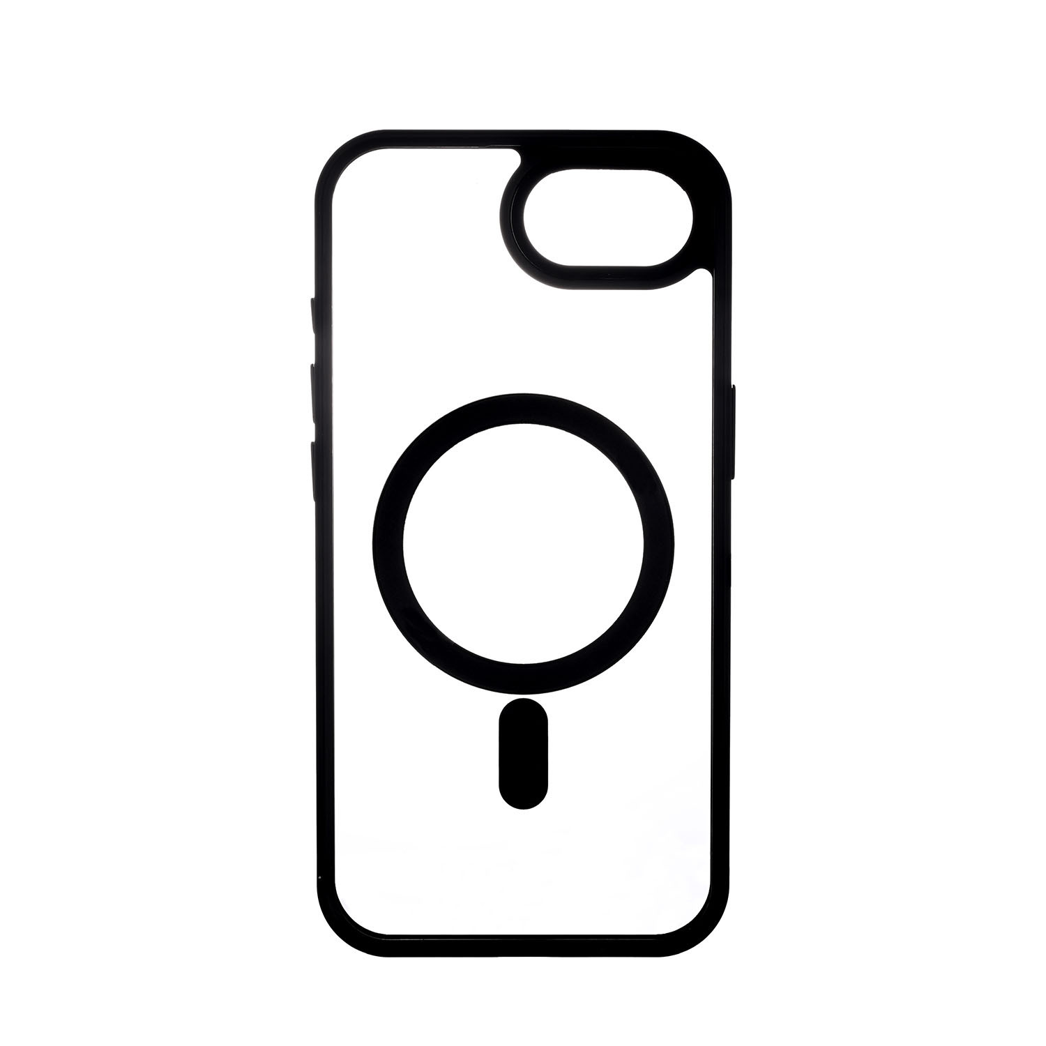 ONSALA Back Bumper Clear Case Magnetic iPhone 16e/17e Clear Case Black