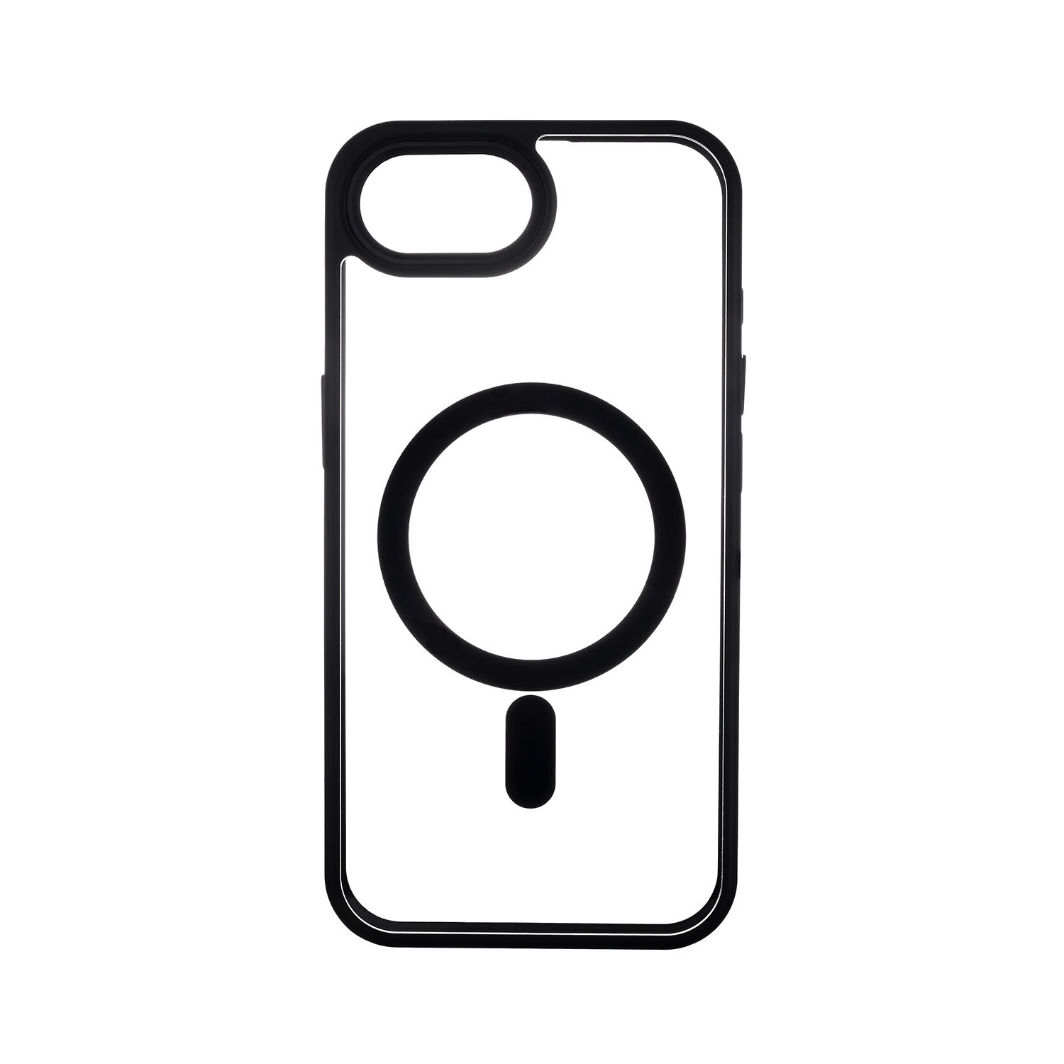 ONSALA Back Bumper Clear Case Magnetic iPhone 16e/17e Clear Case Black