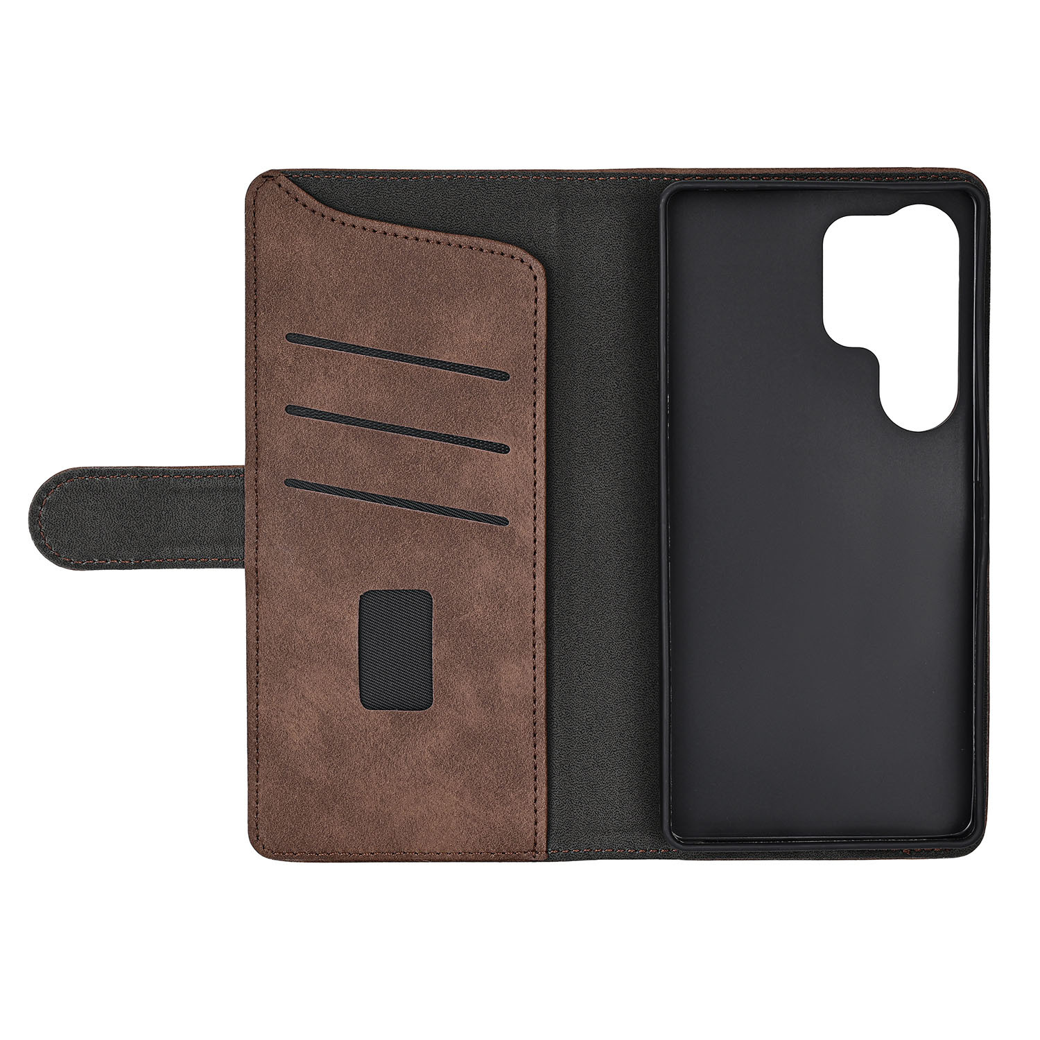 GEAR Classic 3 card Recycled Samsung S25 Ultra 5G Brown