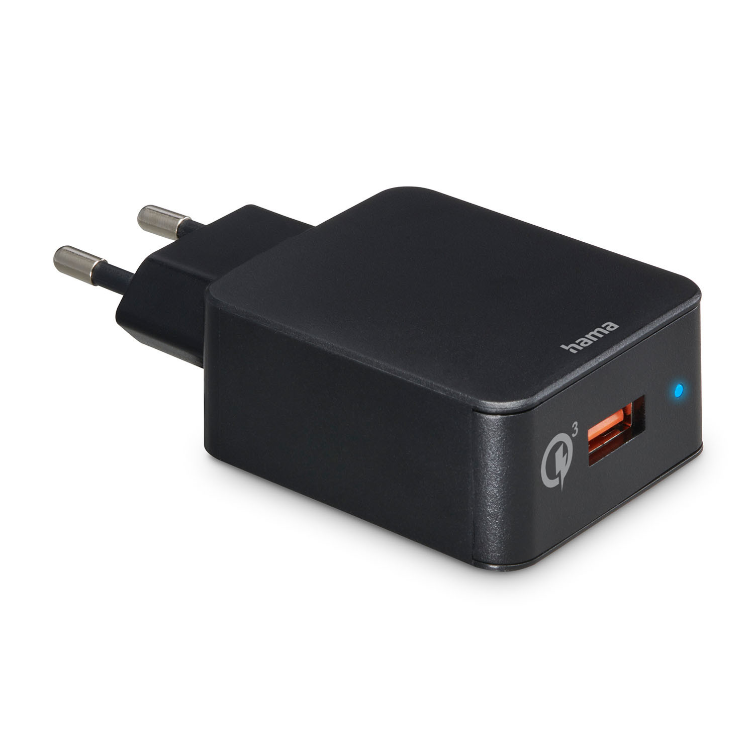 HAMA Fast Charger 1x USB-A Qualcomm 19.5W Black
