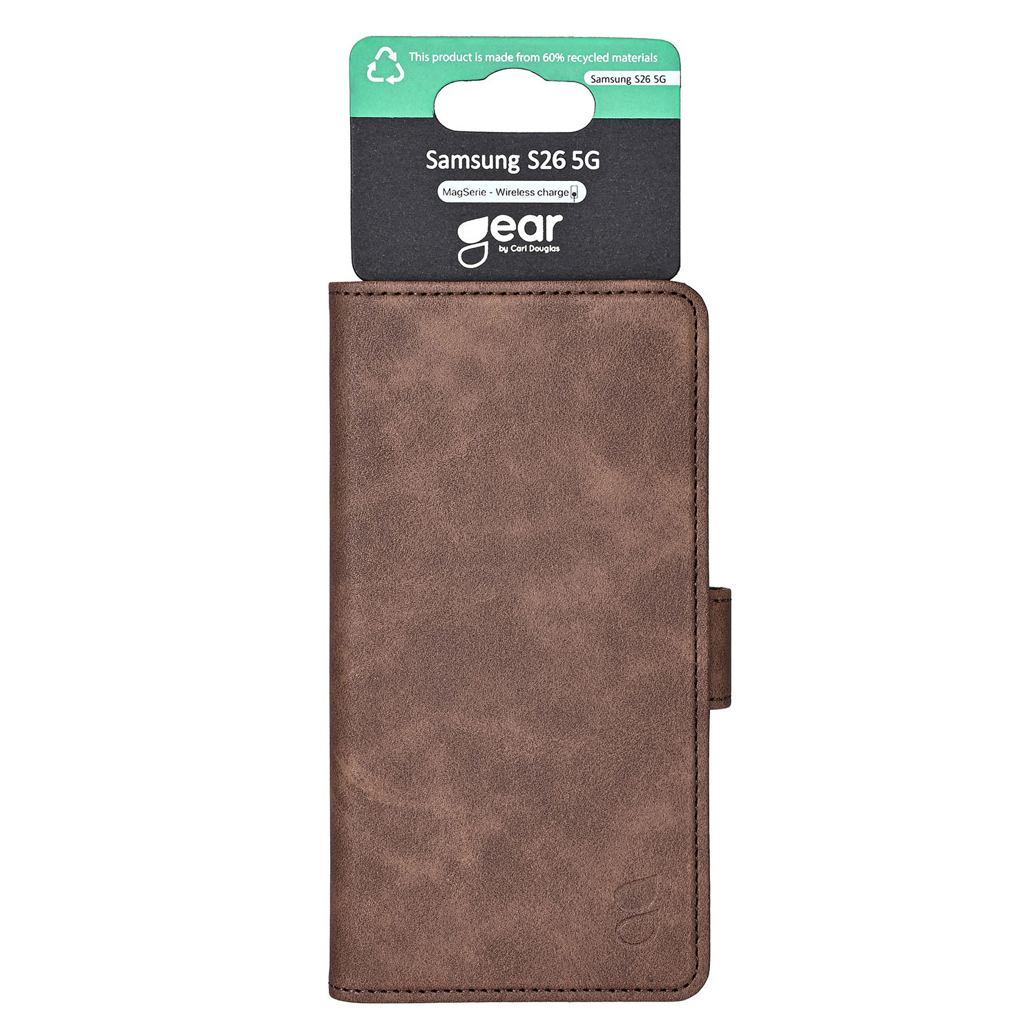 GEAR Classic 3 card Recycled Magnetic Samsung S26 Brown