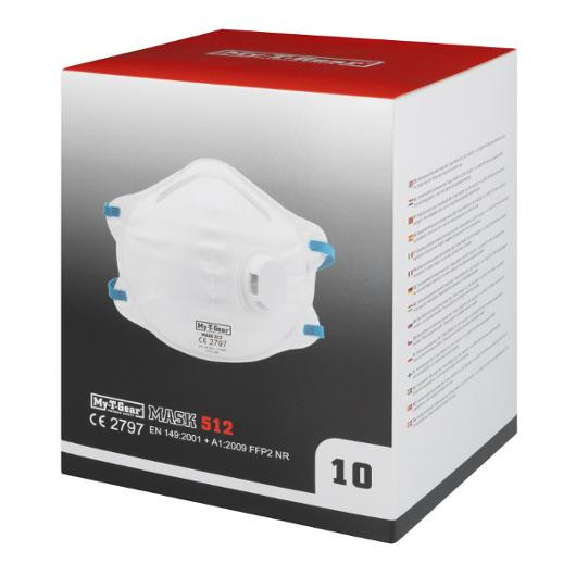 Støvmaske Mtg 512 Ffp2 M/Ventil (10 stk)