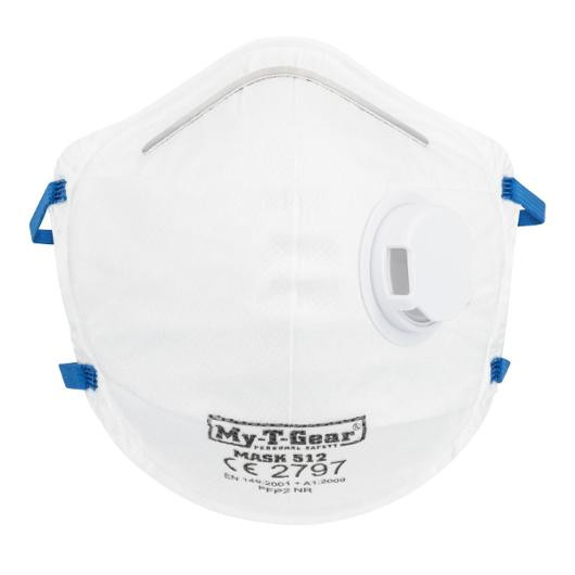 BildeStøvmaske Mtg 512 Ffp2 M/Ventil (10 stk)