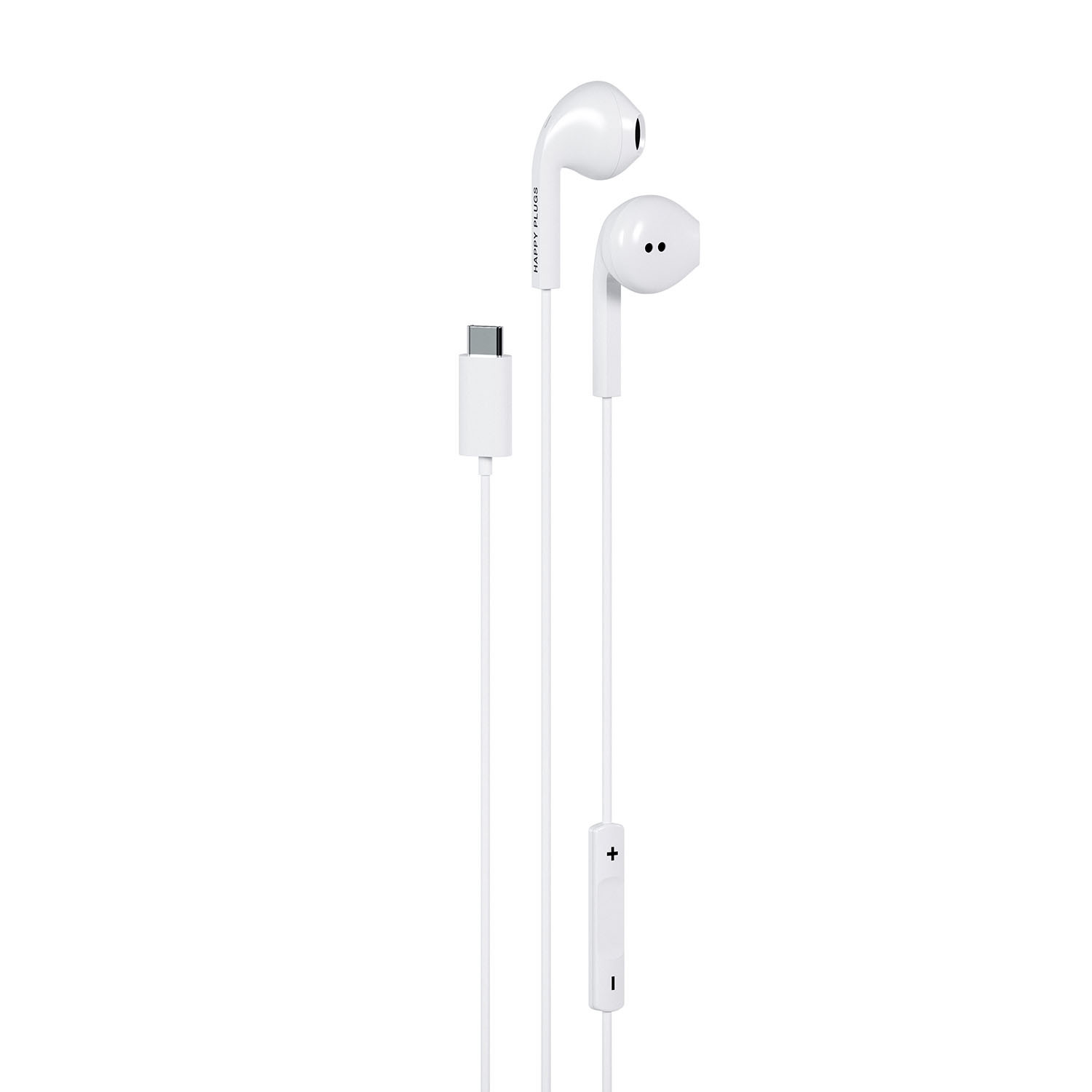 BildeHAPPY PLUGS Headphone Wired In-Ear USB-C White