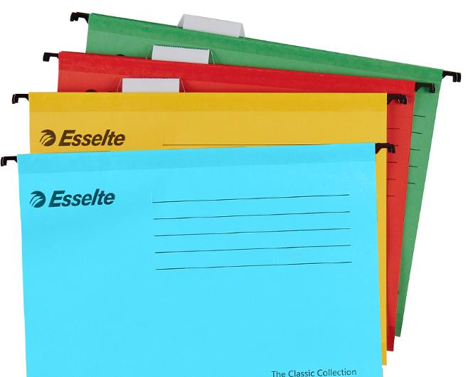 Hengemappe Esselte Standard A4 Grøn (25 stk)