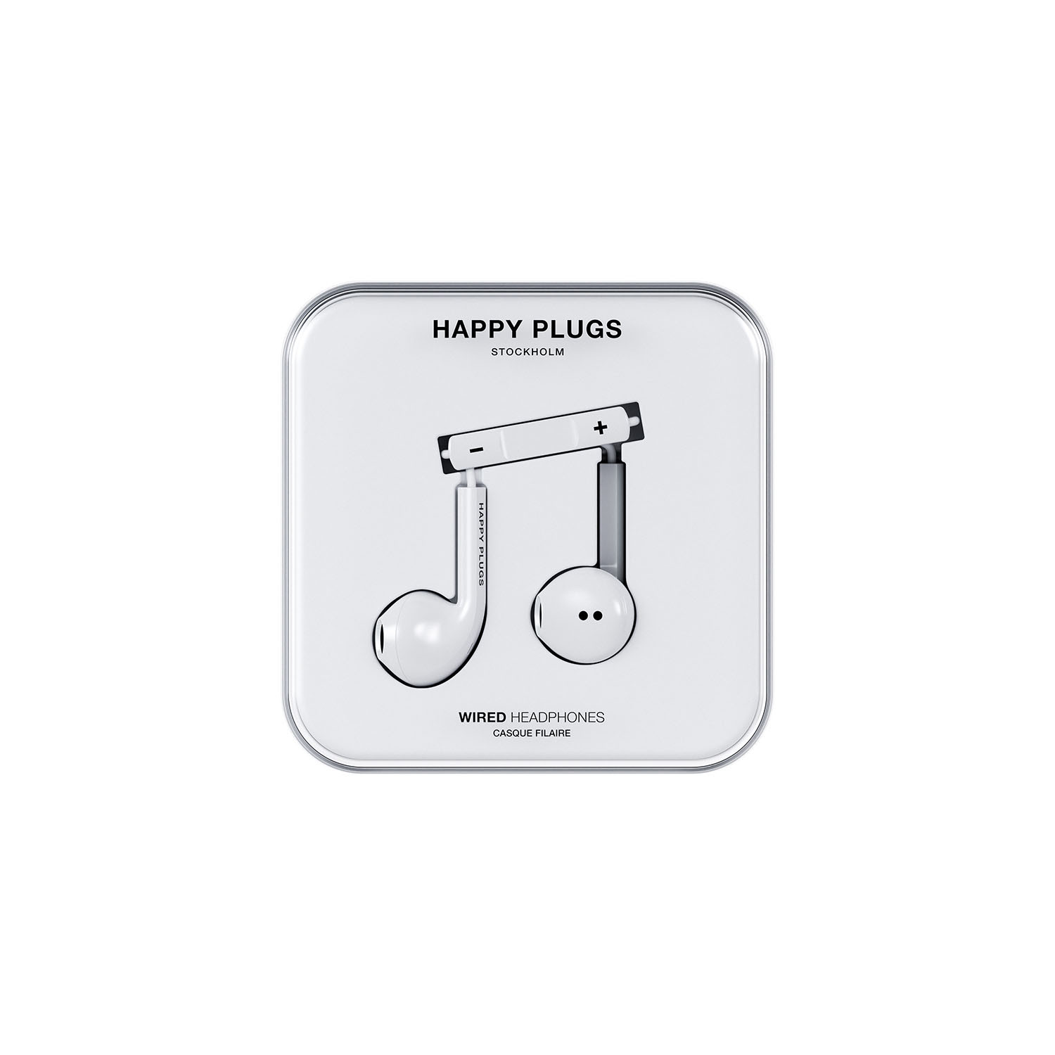 HAPPY PLUGS Headphone Wired In-Ear USB-C White