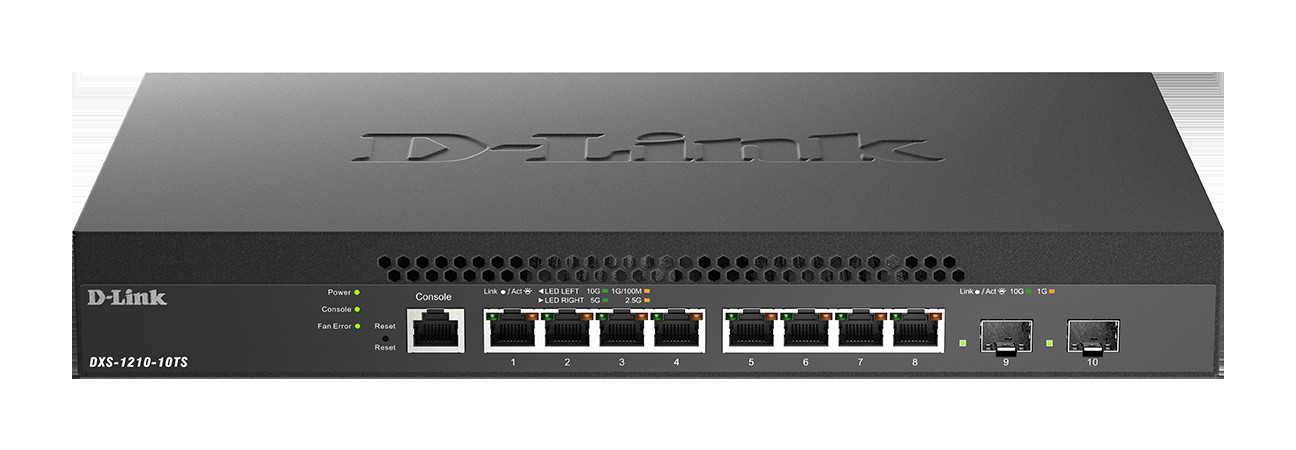 Bilde10 Port Smart Managed Switch including 8x 10G & 2x SFP+ port
