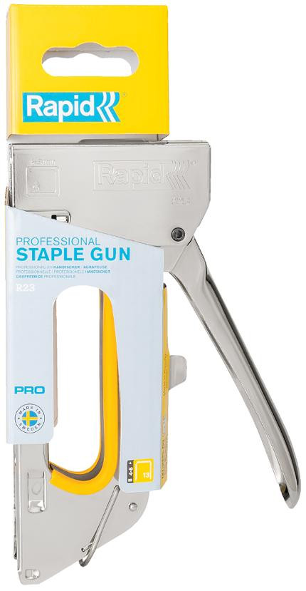 Rapid Stiftepistol R23E gul T&F blister