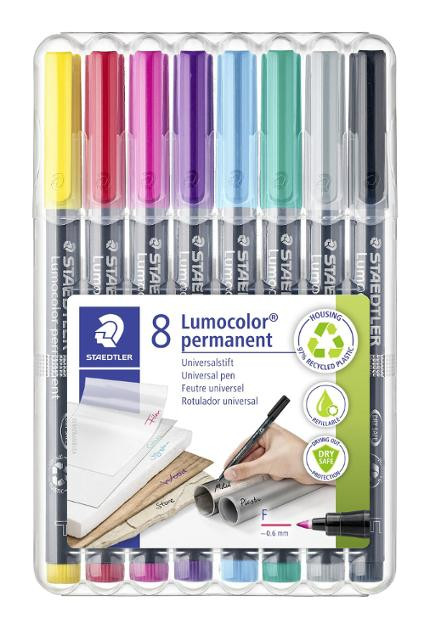 BildeMerkepenn Lumocolor 318F Ass. (8 stk)