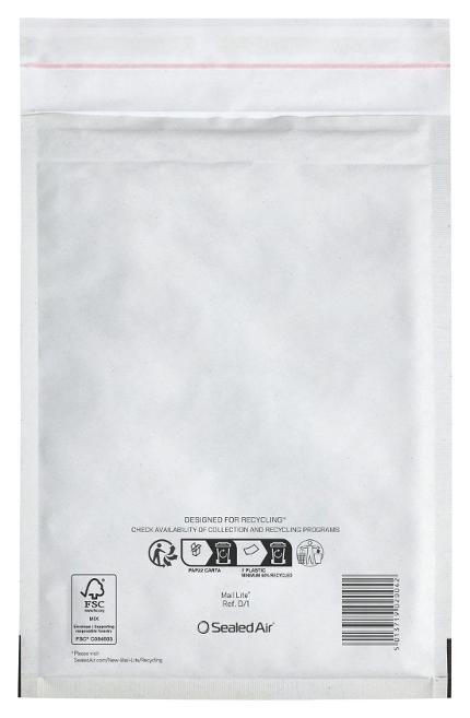 BildeBoblekonvolutt Mail Lite D/1 18X26Cm (10 stk)