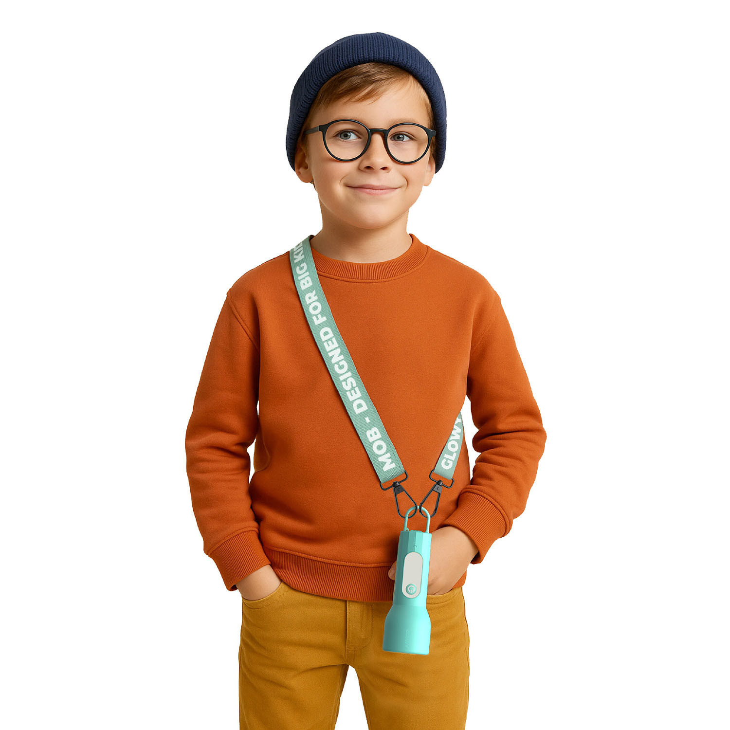 MOB Flashlight Glowy Blue