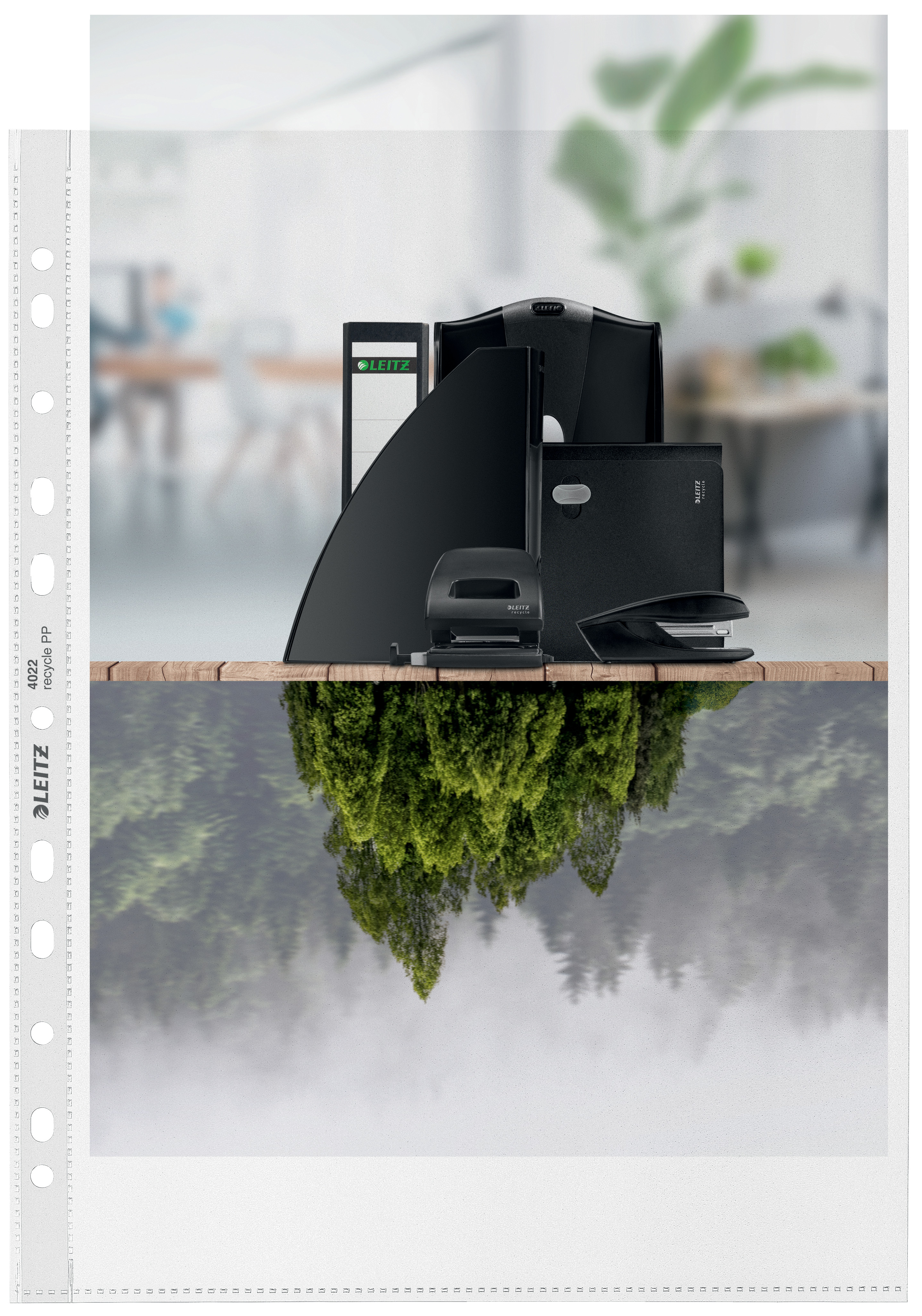 Plastlomme Leitz Recycle A4 70My (40 stk)