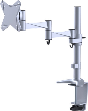 NEWSTAR Flatscreen Desk Mount Dual silv