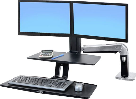ERGOTRON WWorkFit A, Drop Down, Dual