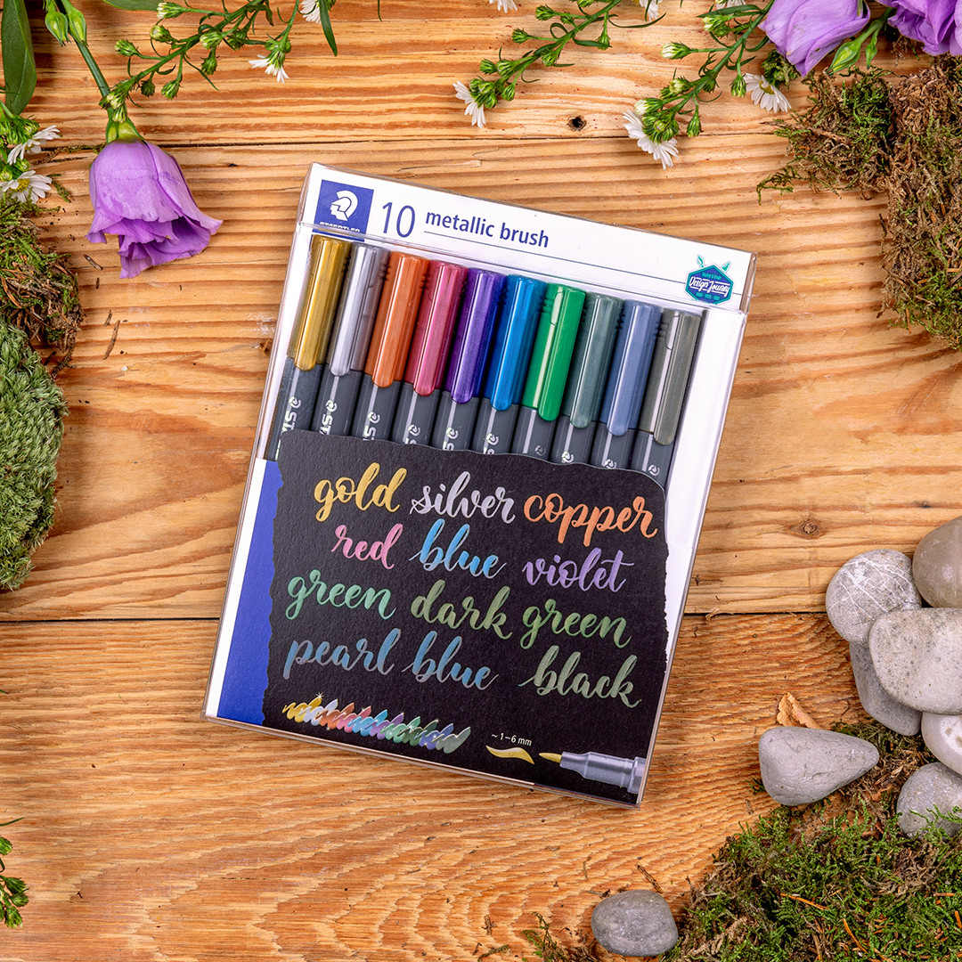 Merkepenn Staedtler Metallic (10 stk)