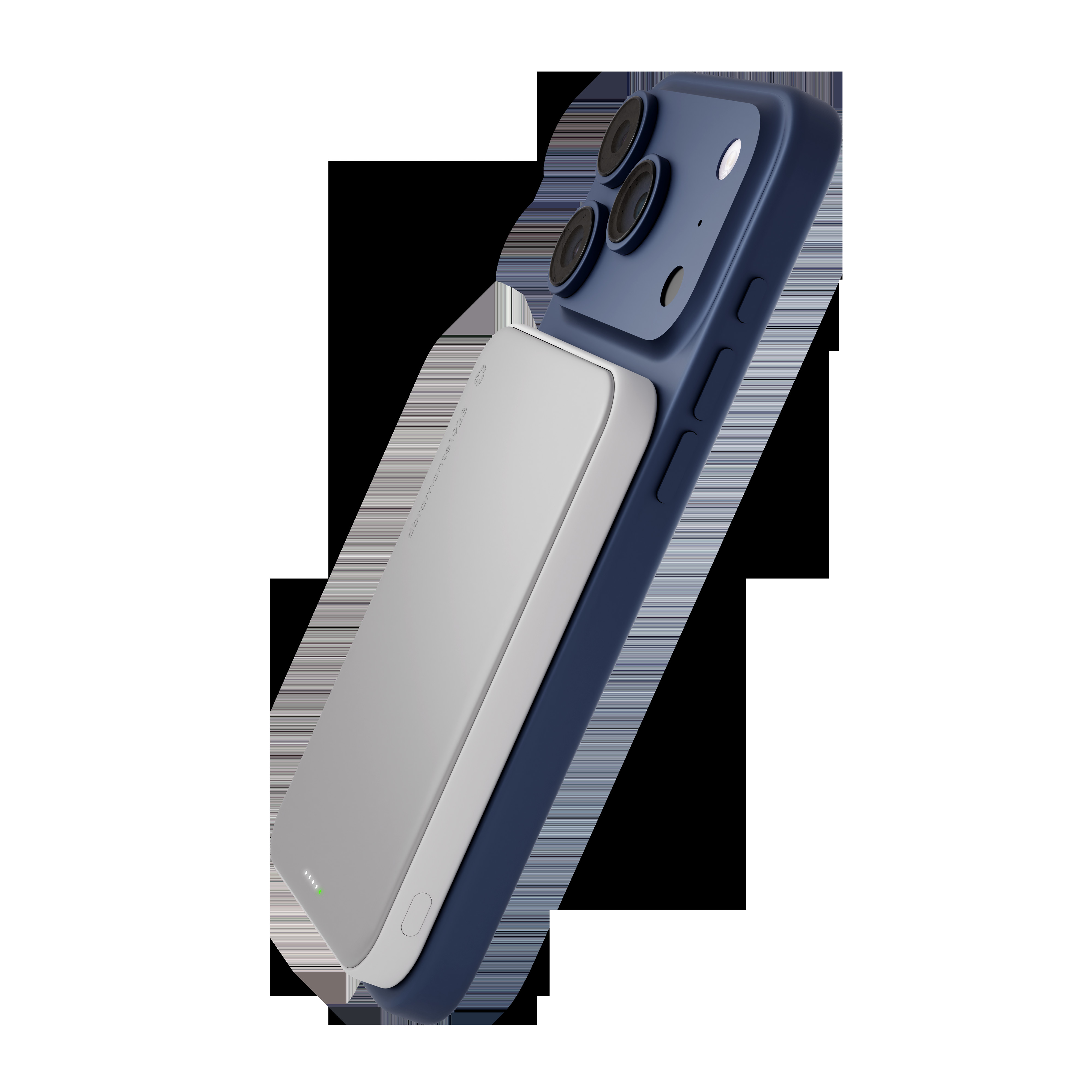 DBRAMANTE re-charge - Power Bank 5K WL Slim Qi2 25w - White